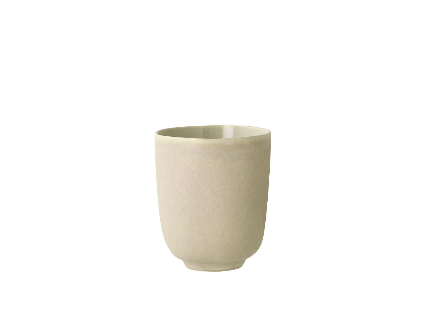 Mug sans anse UMAMI en grès Beige doux Villa Collection - Mathon - 1