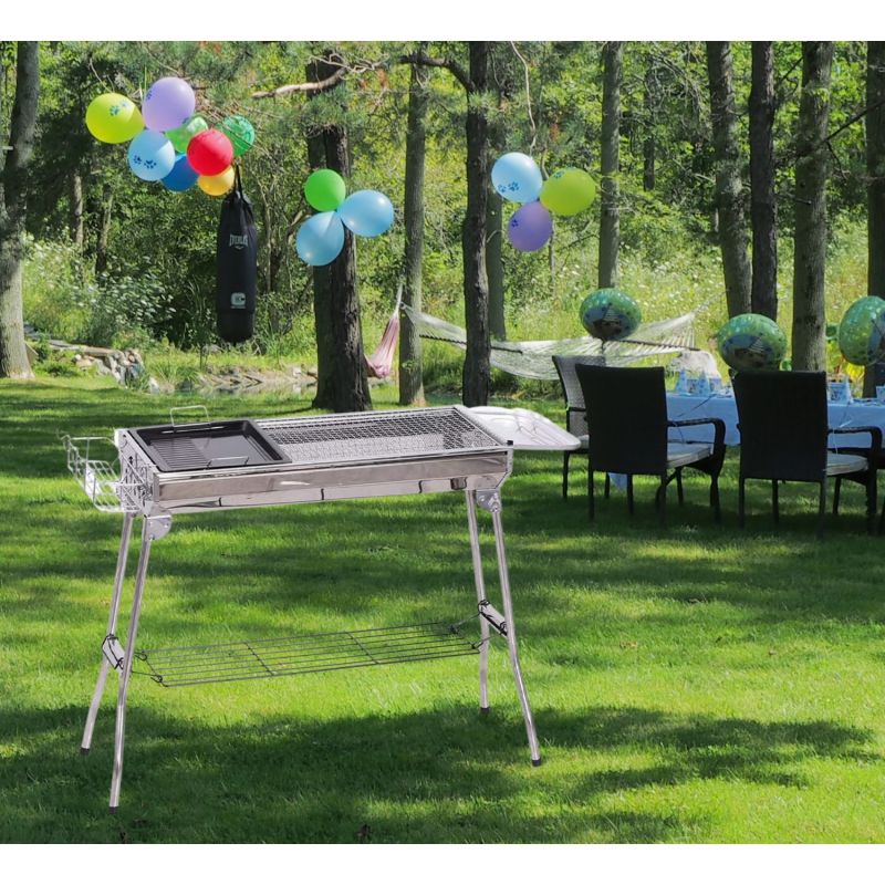 Barbecue grill en acier inoxydable Herzberg HG8112 Herzberg - Mathon - 6