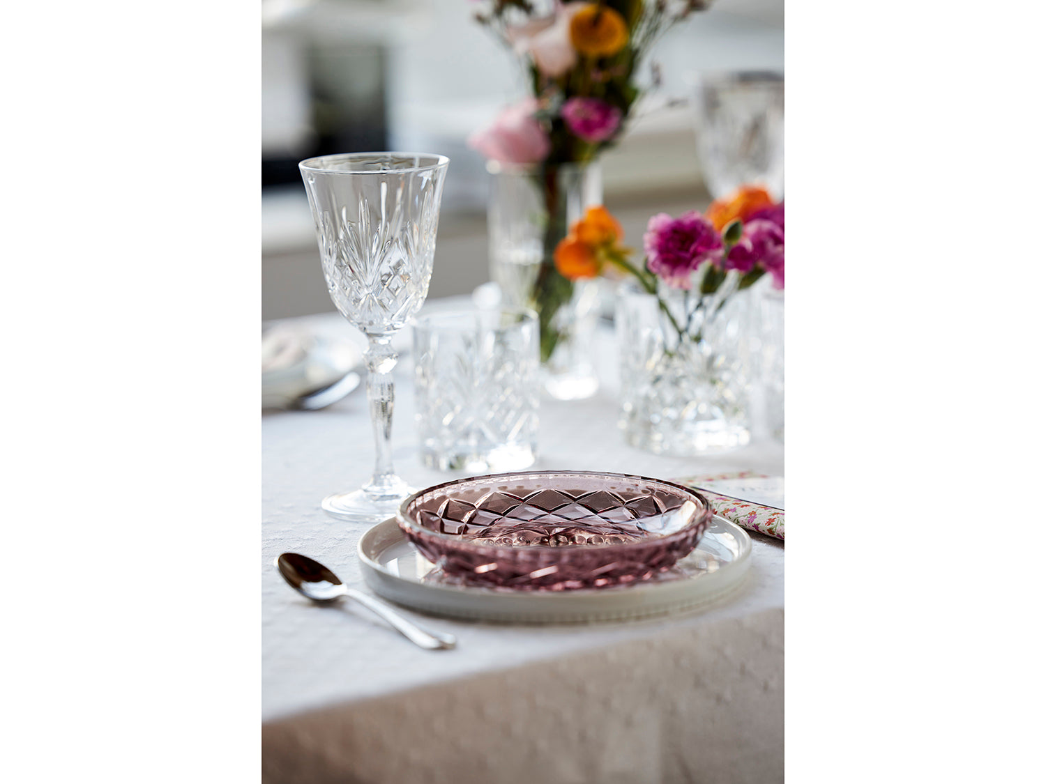 Set de 4 verres à vin blanc MELODIA Transparent Lyngby Glas - Mathon - 8