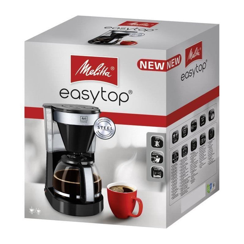 Melitta Easy Top Ii 1023-04 - Cafetiere Filtre - 1050 W - Noir Melitta - Mathon - 3