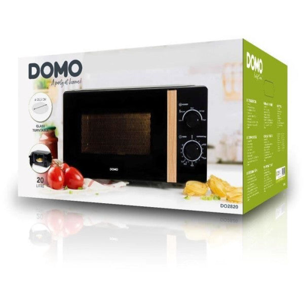 Four Micro-ondes Domo Do2820 - 20l - 700w - Minuterie 35mn - Fonction Domo - Mathon - 6