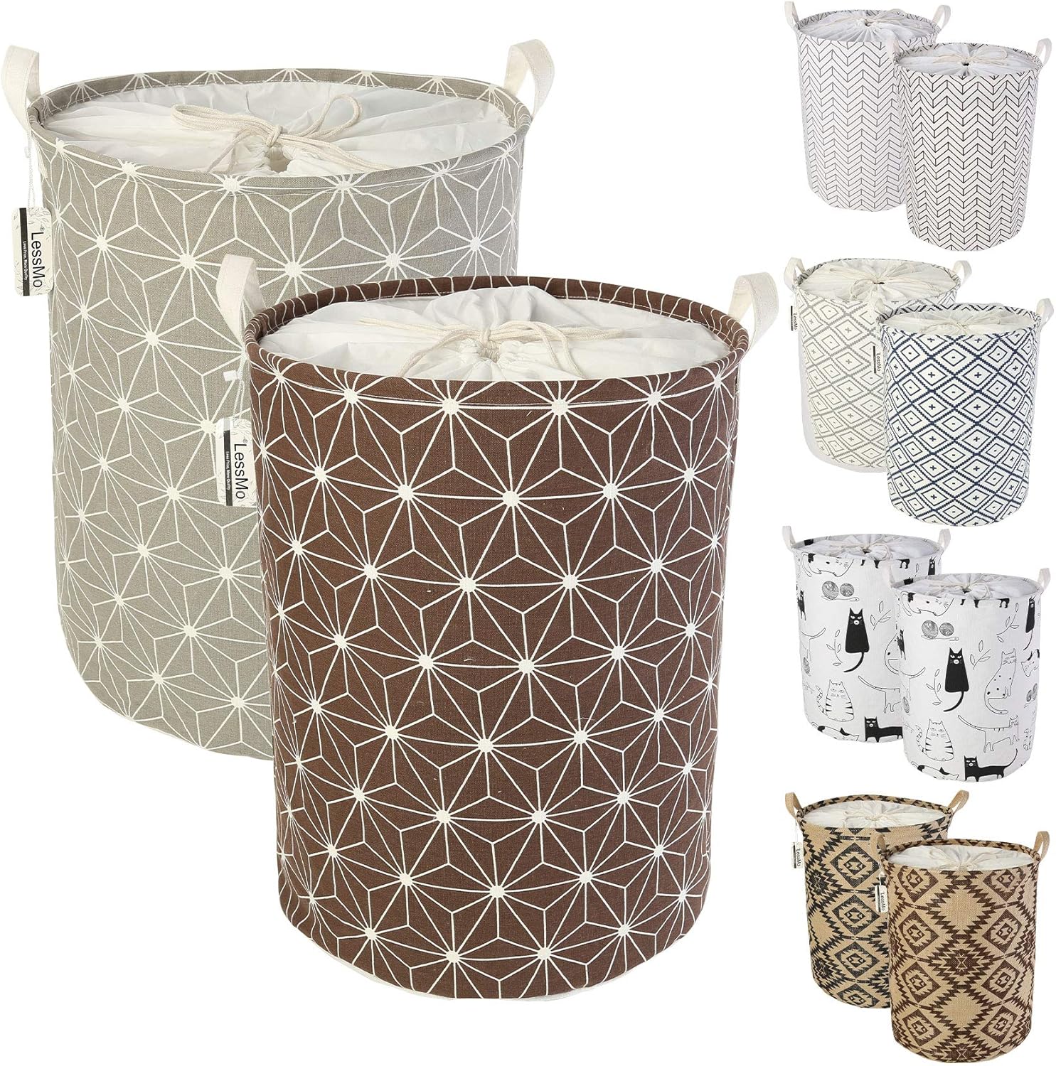 Lot de 2 Paniers à Linge Galaxy 40 L Vendos85 - Mathon