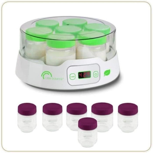 Yaourtiere   Little Balance - Capacité 7 Pots De 190ml + 6 Pots Additi Little Balance - Mathon - 1