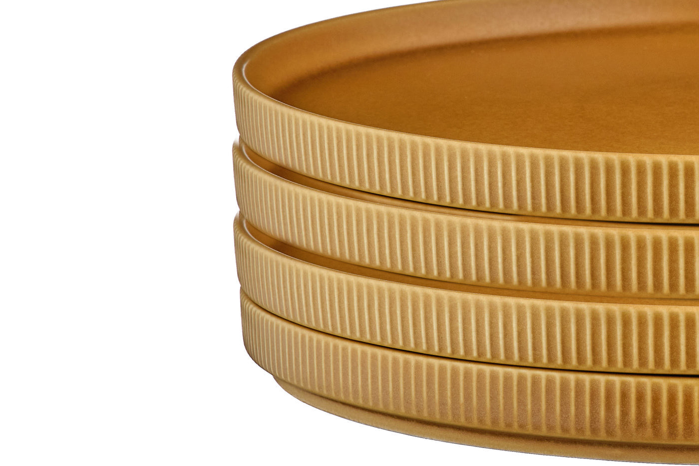 Assiette SCANDI Ø27,5cm - 4 pièces - Ocre Björn - Mathon - 5