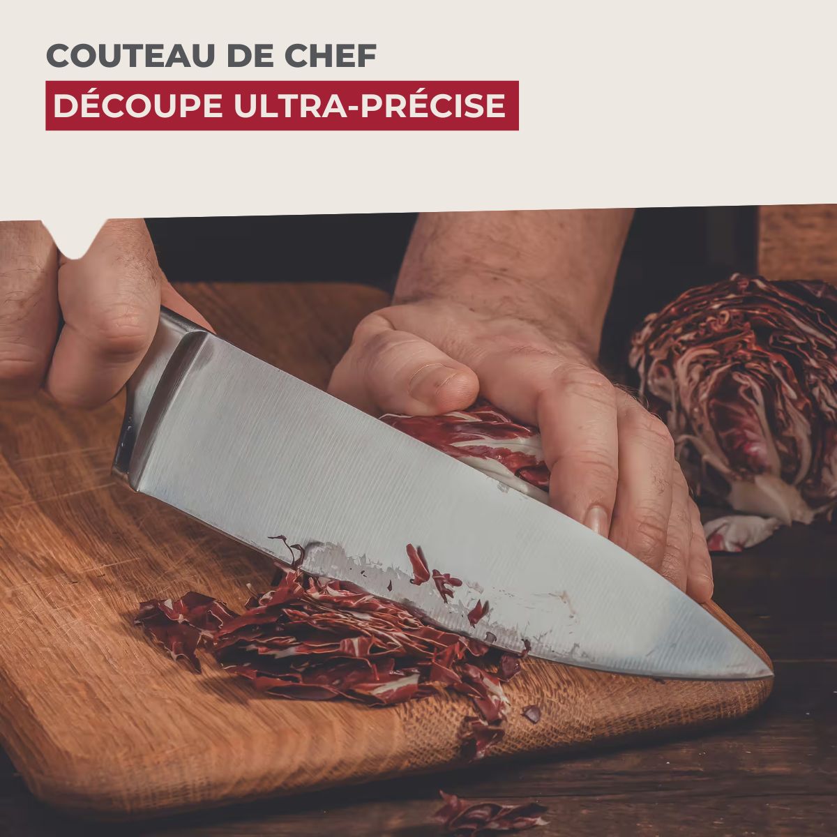 Couteau de chef 33 cm en inox  Star Nirosta - Mathon - 4