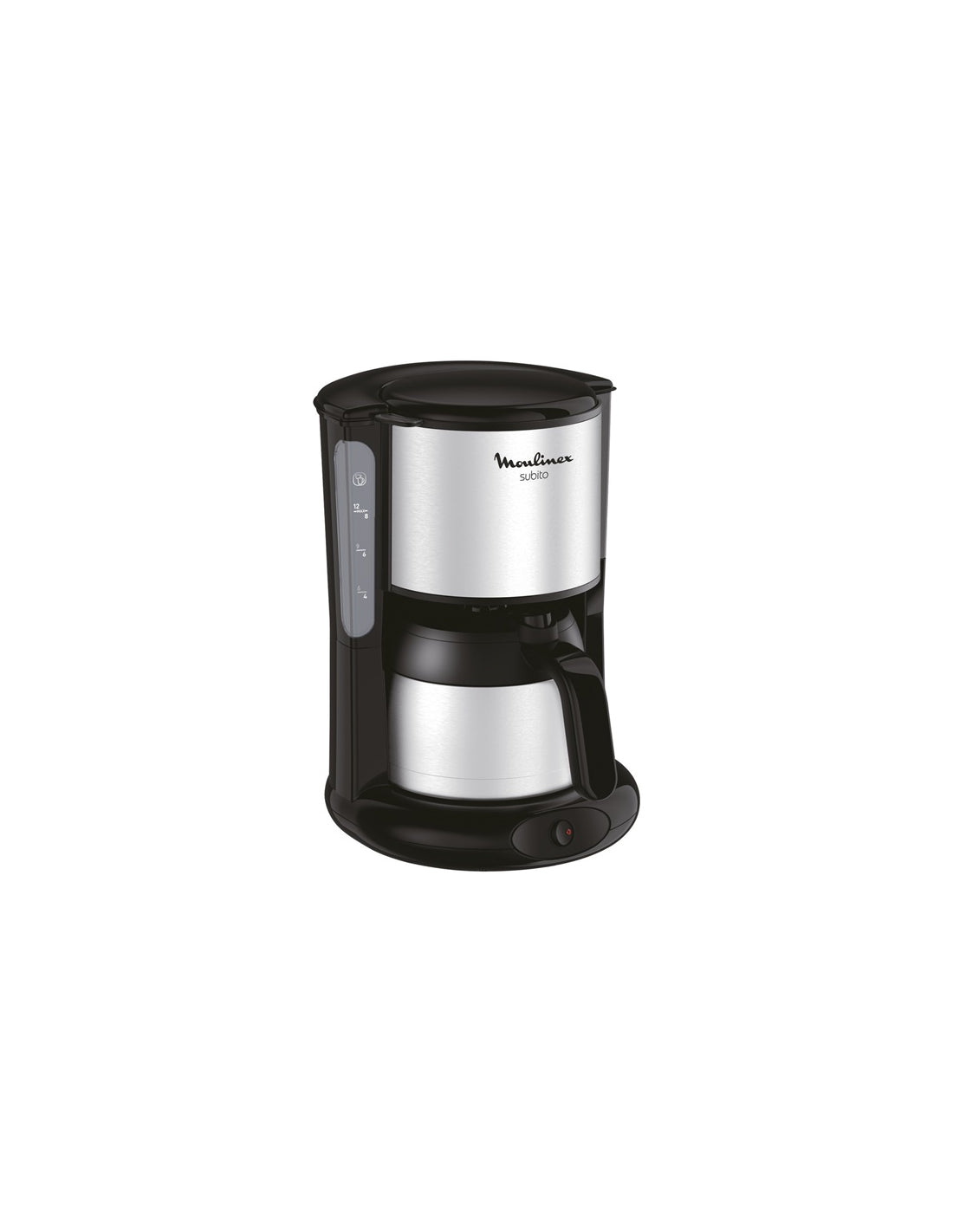 Cafetière Subito isotherme inox et noir Moulinex - Mathon - 2