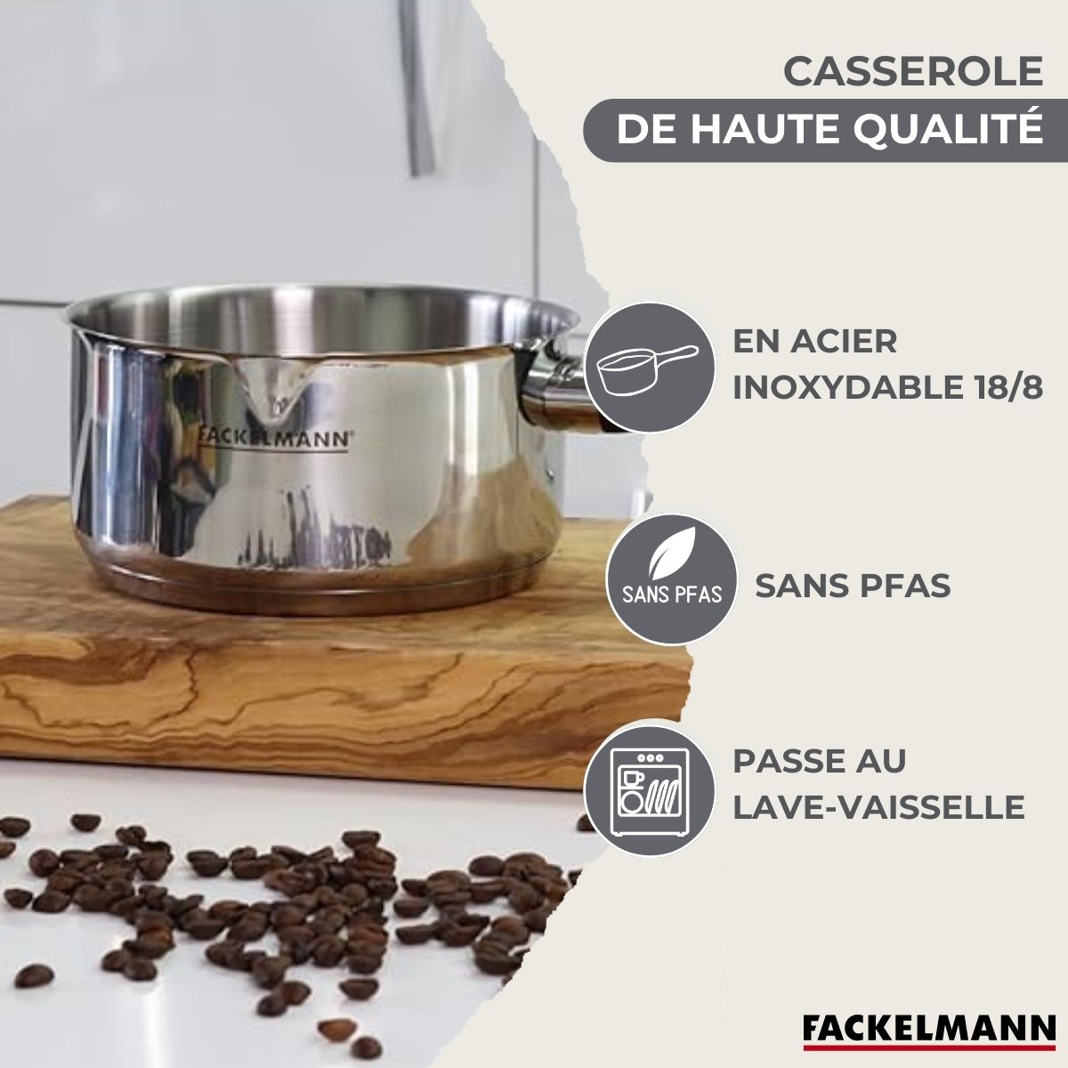 Casserole en inox 16 cm  Geneva Fackelmann - Mathon - 4