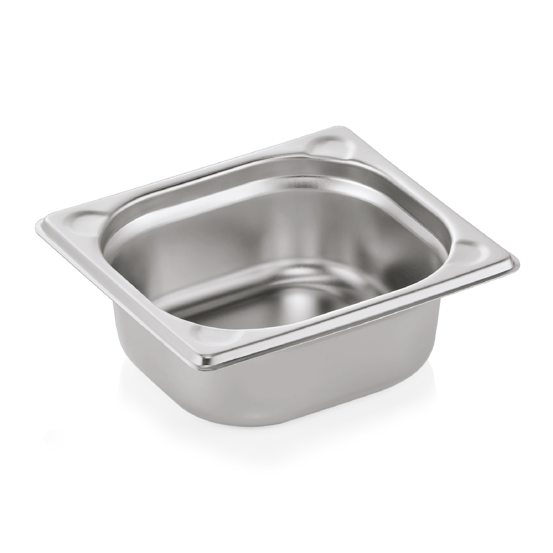 Bac GN 1/6 en Acier au nickel-chrome 1 L H 65 mm - WAS Germany - Mathon