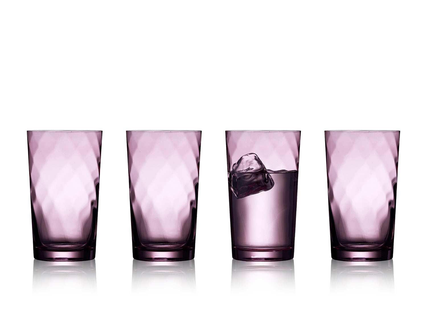 Set de 4 verres highball VIENNA Violet Lyngby Glas - Mathon - 1