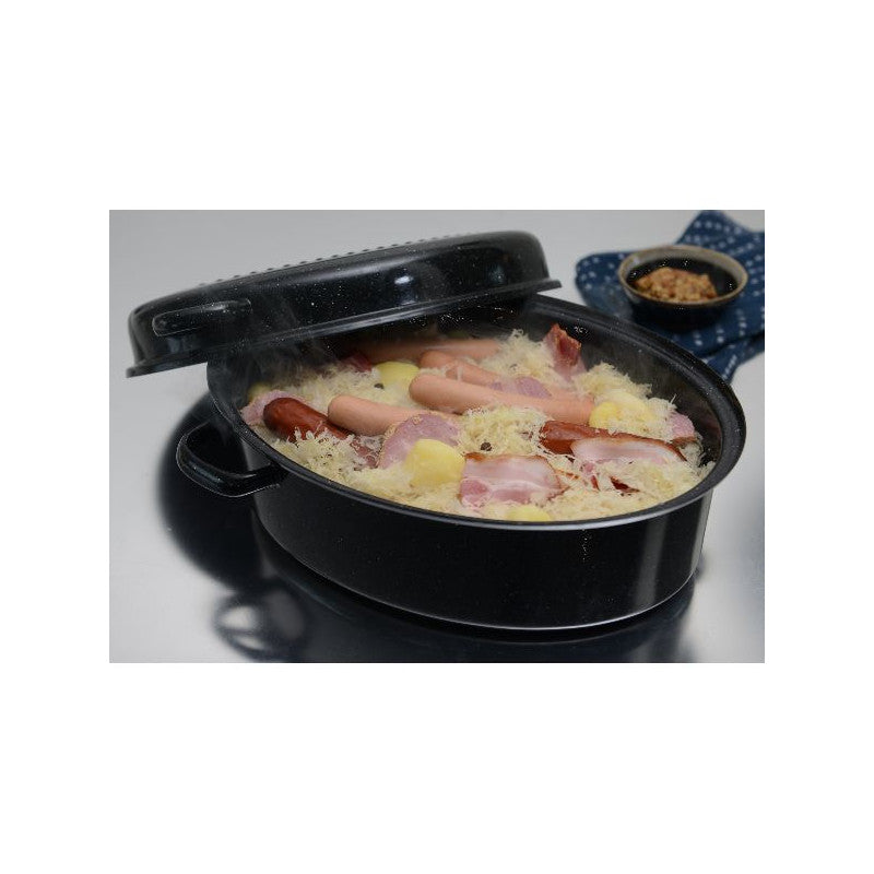 Daubiere Slim Email Noir 34cm Kochstar - K32711034 Kochstar - Mathon - 4