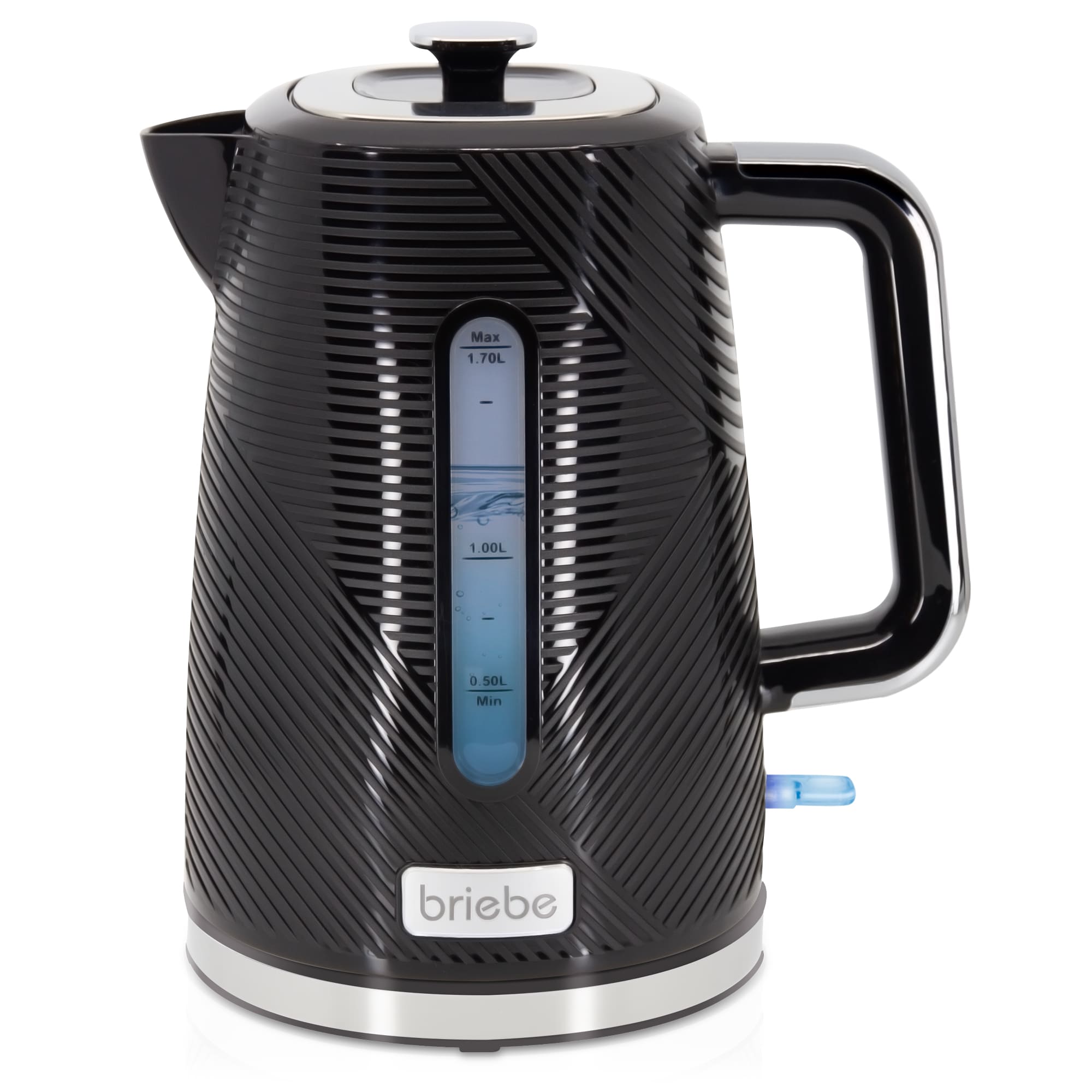 Elegance Bouilloire Électrique 1,7L Sans Fil Ébullition Rapide Sans BPA Base 360 2200 Noir KT1168BLK - Mathon - 1