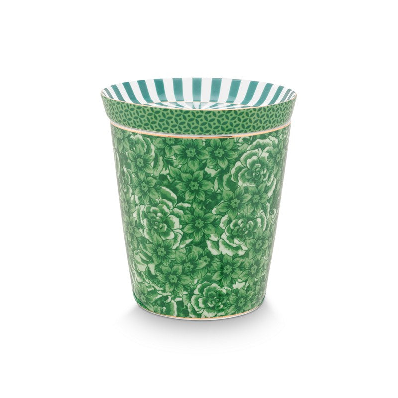 Set Mugs & Match - Petit mug sans anse Royal Flower & Repose sachet Vert Pip Studio - Mathon - 1