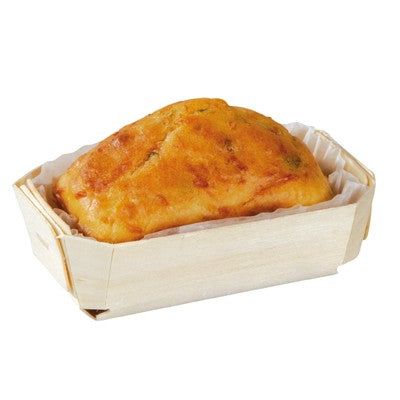 25Pcs - Moule de cuisson bois "Petit coeur" avec caissette papier  115x65x33mm 150ml FirstPack - Mathon - 3