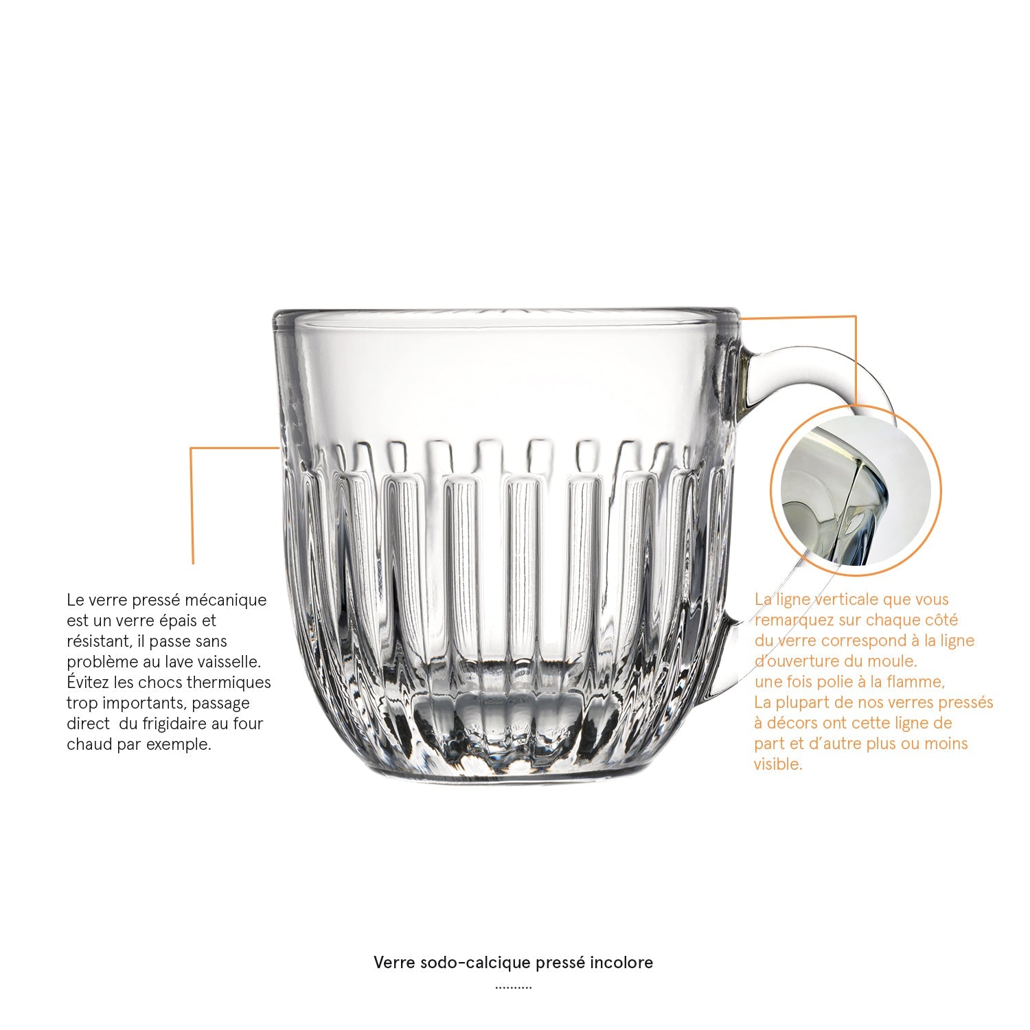 Lot de 6 tasses expresso La Rochère - Mathon - 4