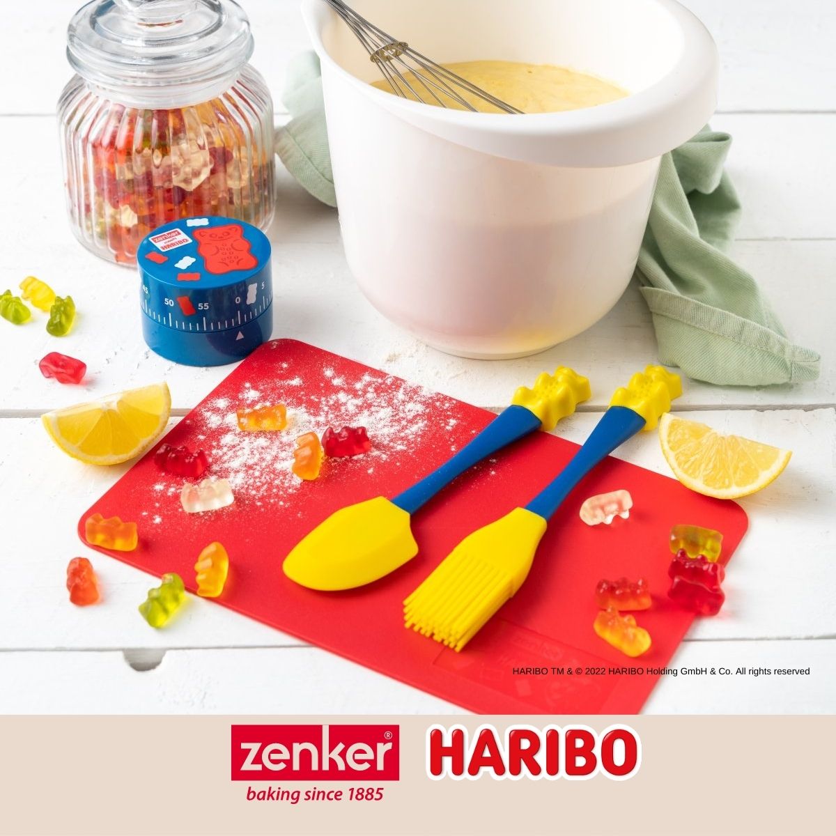 Spatule de cuisine et de pâtisserie en silicone 18 cm Zenker Haribo Zenker - Mathon - 6