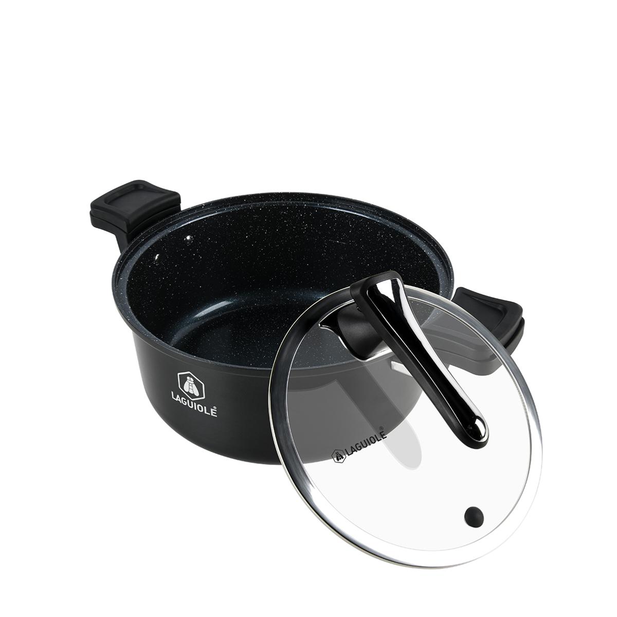 Cuiseur noir 28cm - "Temps de cuisson rapide" Laguiole Cuisson - Mathon - 3