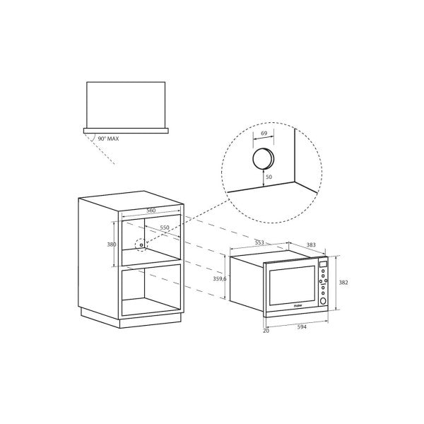 Micro-ondes + Gril Haier Hwo38mg4hxb Haier - Mathon - 3