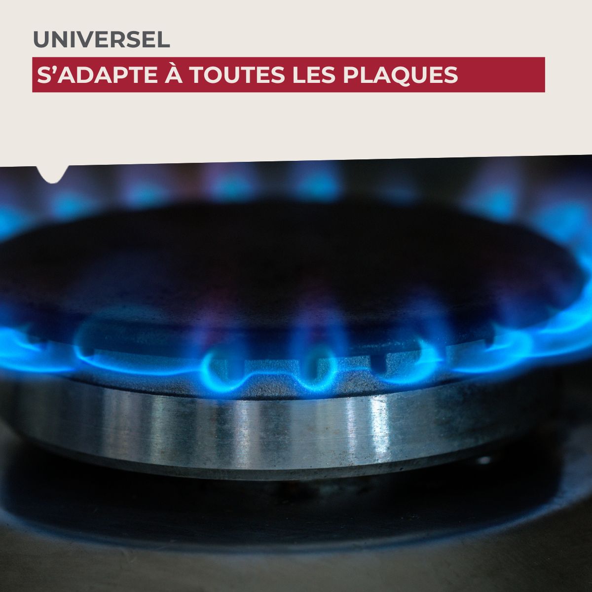 Lot de 2 diffuseurs de chaleur pour plaque de cuisson gaz Fackelmann - Mathon - 5