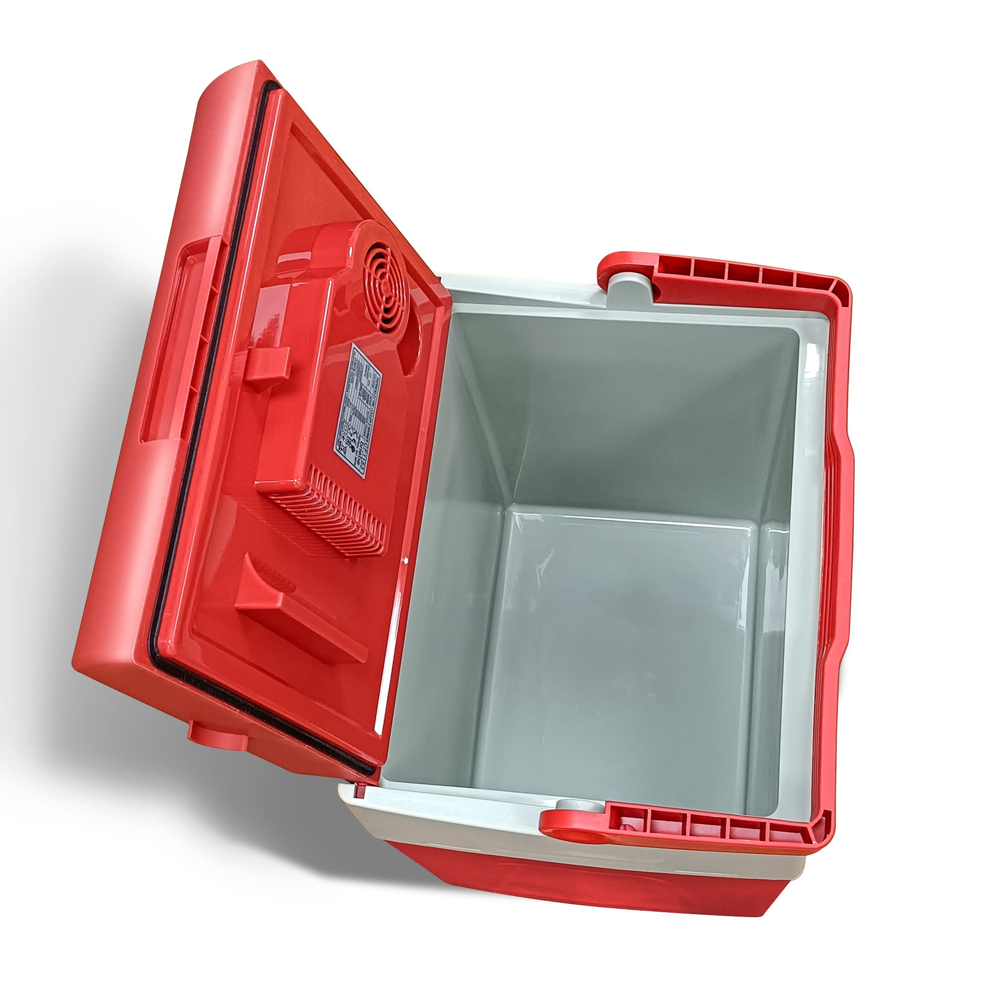 Glacière Électrique portable 28 Litres, 12V / 220 - 240V Voiture et Camping 55 Rouge CF1153RED - Mathon - 4