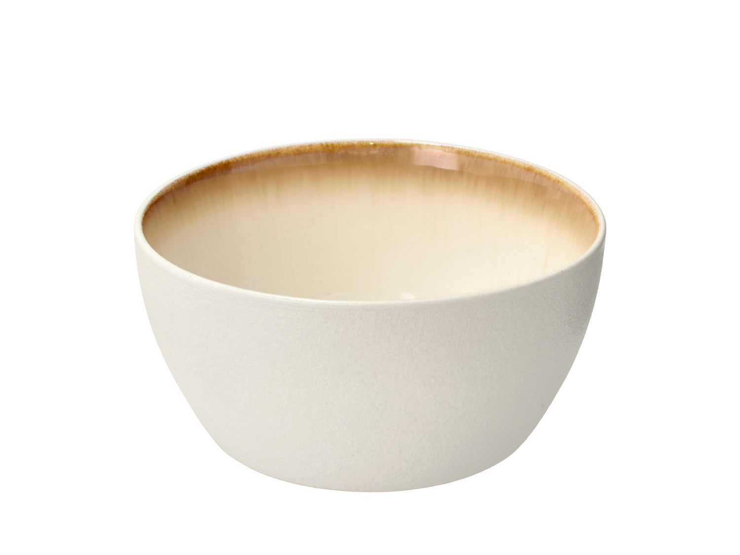 Bol Gastro en Grès Blanc/Crème Bitz - Mathon - 1