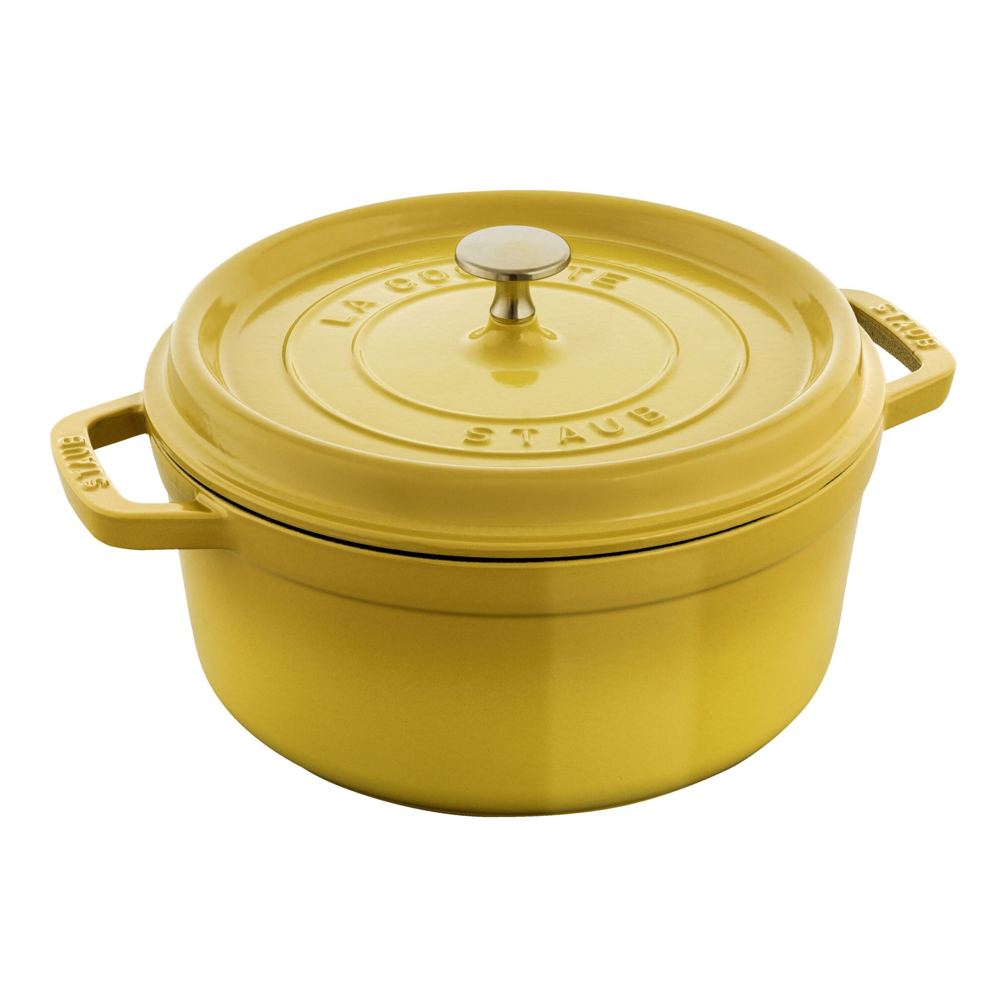 Cocotte 24 cm, Fonte, Rond(e), Citron Staub - Mathon - 1