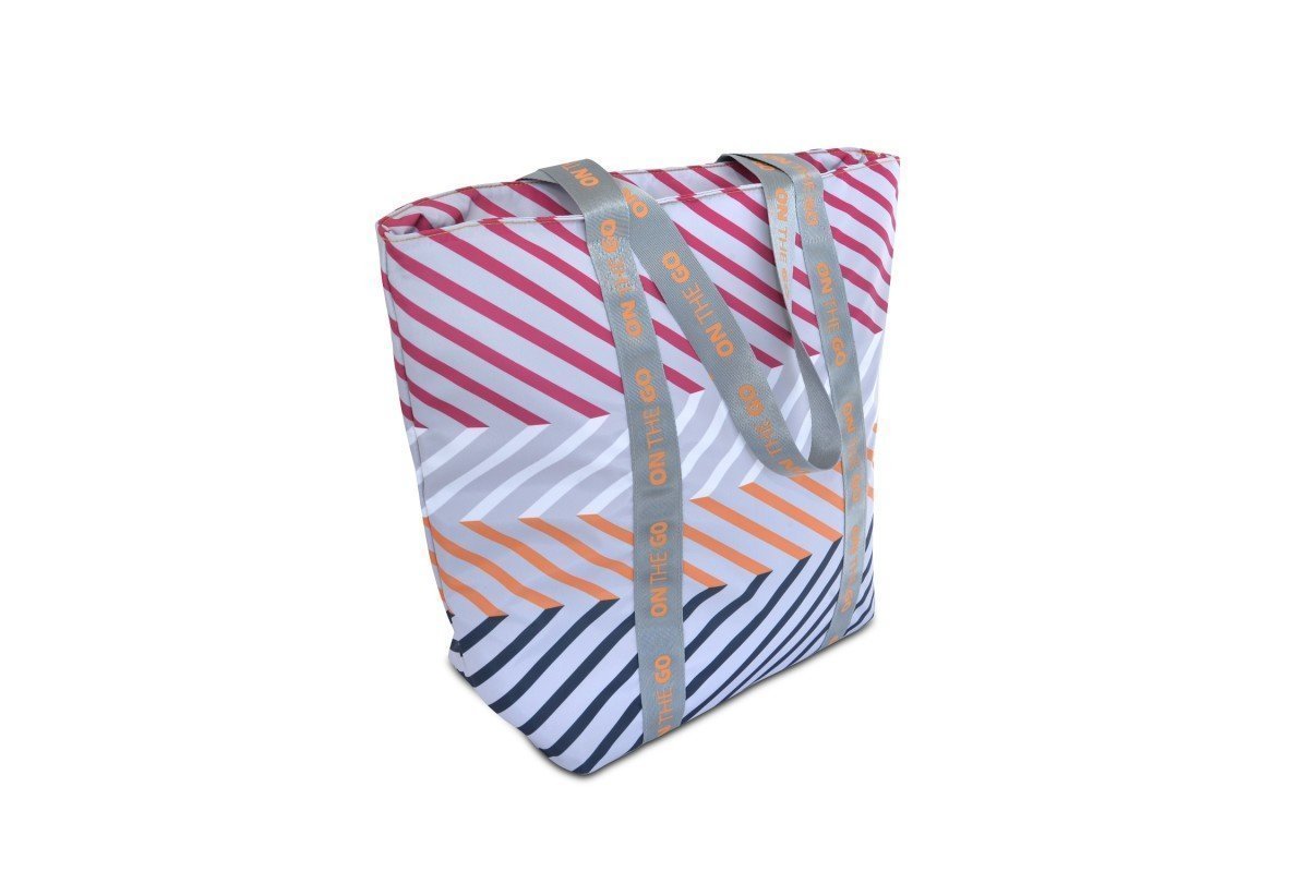 Shopper Sac à lunch On the go Fuchsia Printing Iris Barcelona - Mathon