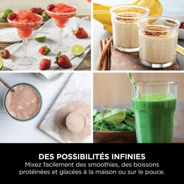 Blender Ninja Blast Blender Sans Fil Cranberry Bc151eucr Ninja - Mathon - 6