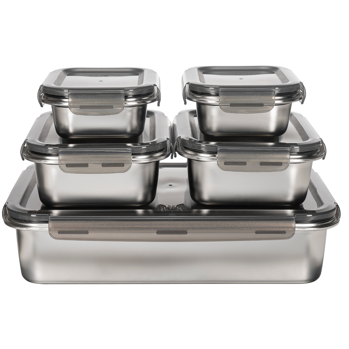 5 boîtes rectangulaires inox Laguiole Cuisson - Mathon - 1