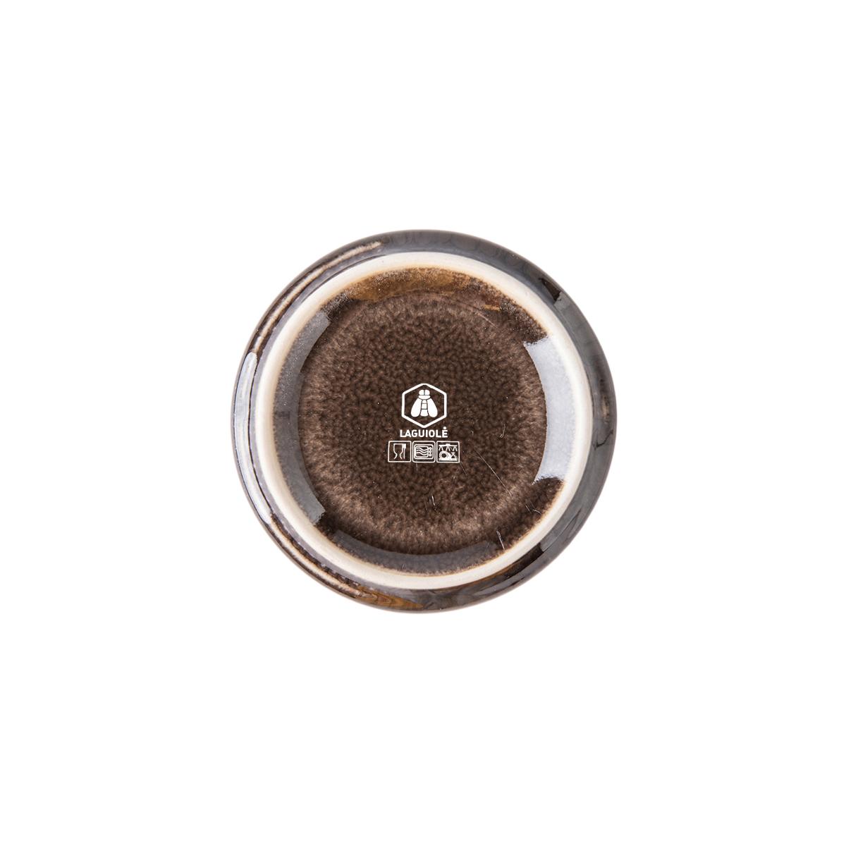 Lot de 4 tasses marron - "Cappuccino" Laguiole Cuisson - Mathon - 4