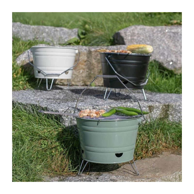 Barbecue A Charbon Portable - Livoo - Doc327n - Inox - Surface De Cuisson ø27 Cm - Hauteur 24 Cm Livoo - Mathon - 4