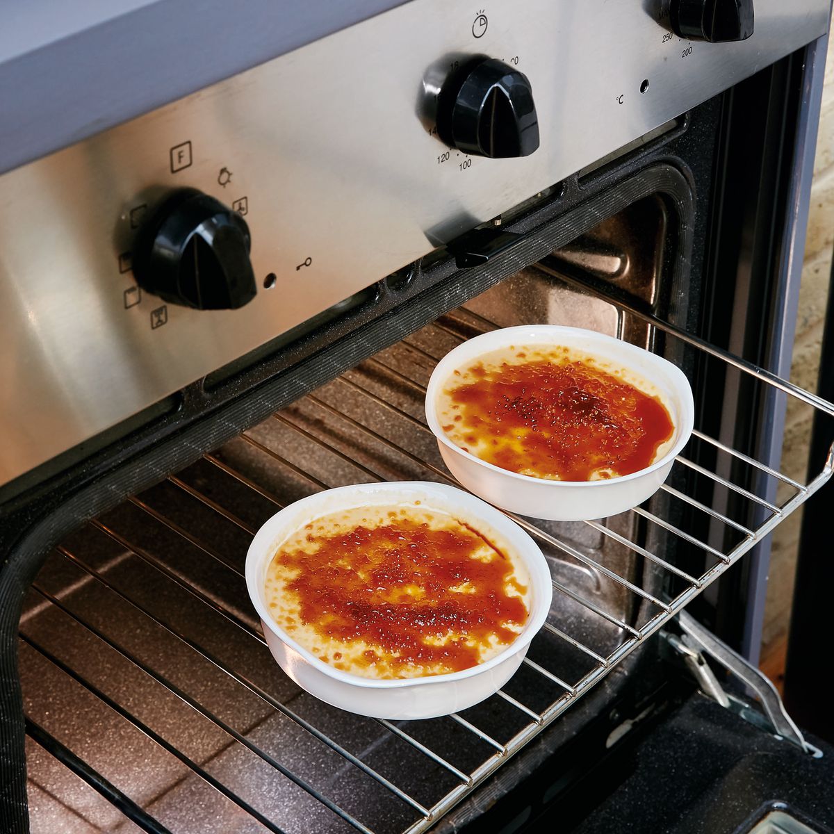 Plat à crème brûlée blanc 14cm Smart Cuisine Carine 250°C  - Opale culinaire extra léger et résistant  rond Luminarc - Mathon - 4