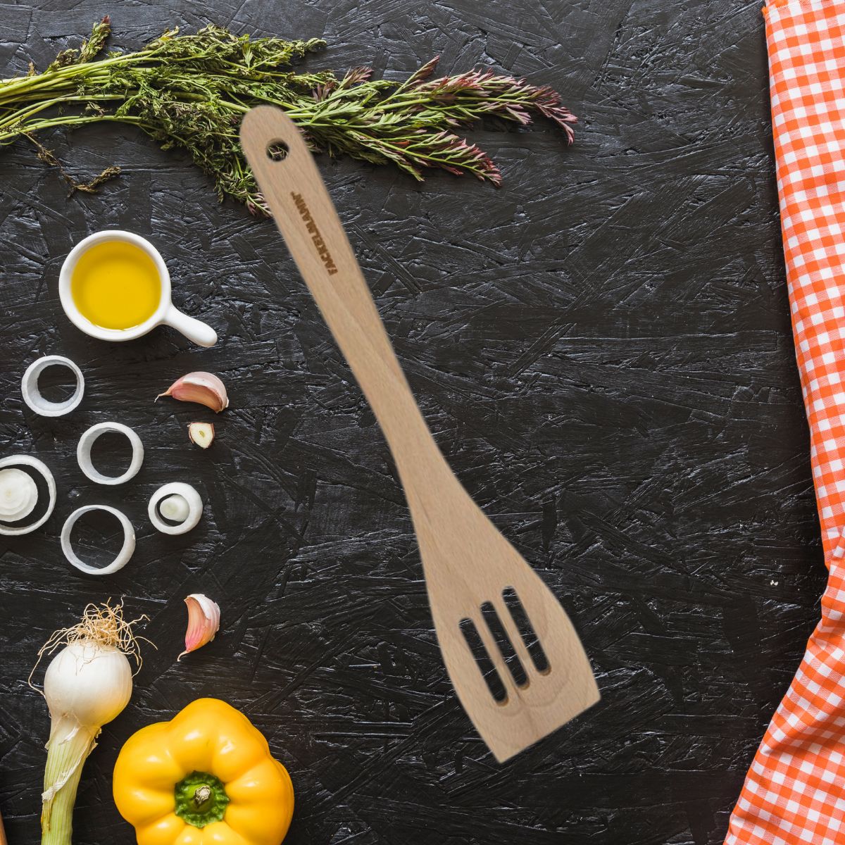 Ensemble de 2 Spatules de cuisine ajourée 30 cm Fackelmann - Mathon - 2