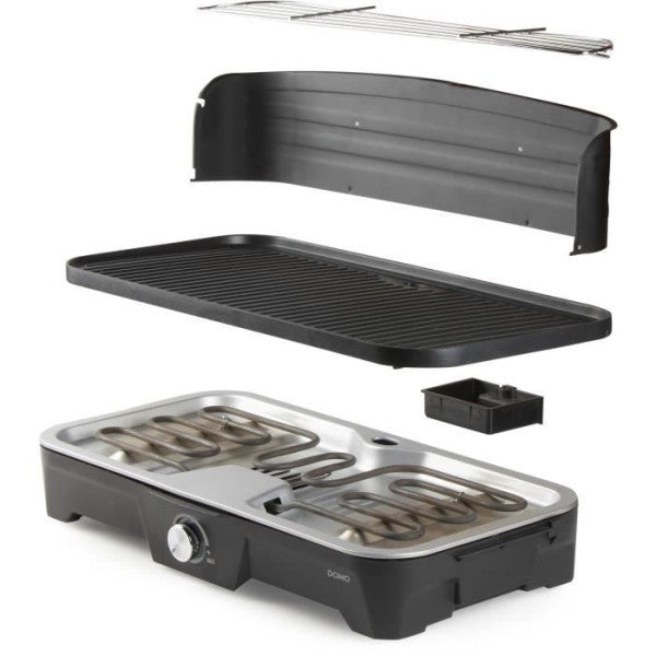 Barbecue Electrique - Grillade Grill De Table - Bbq Electrique - Domo Domo - Mathon - 3