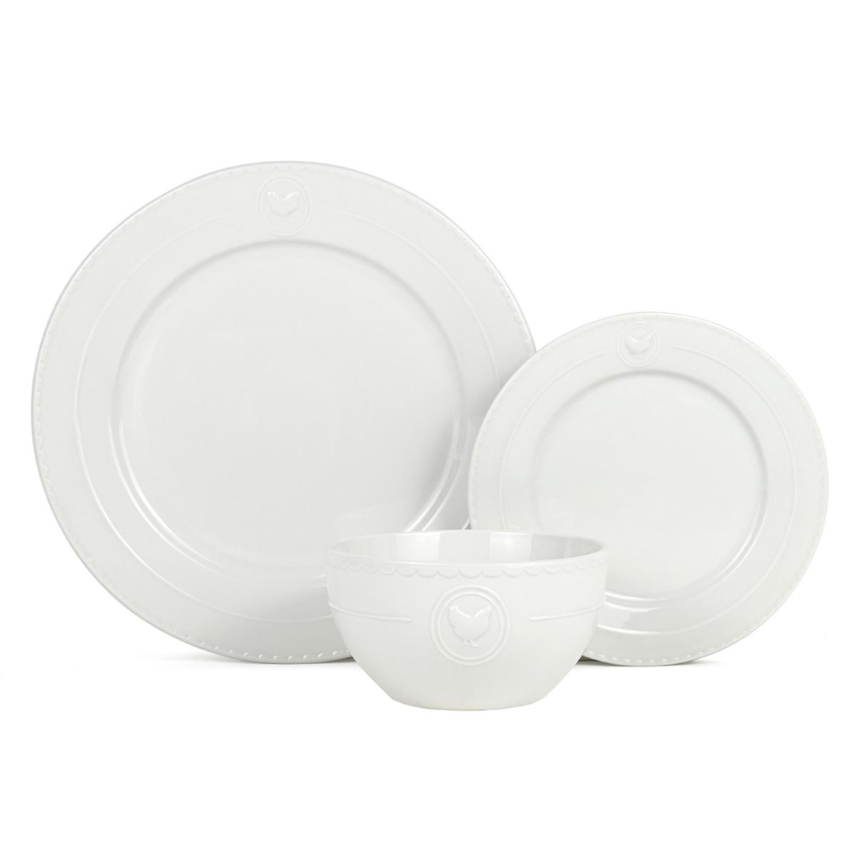 Service 18 pièces blanc - "Gallus" Laguiole Cuisson - Mathon - 1