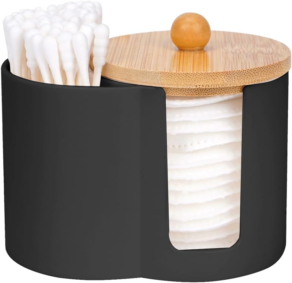Distributeur noir en plastique pour cotons et accessoires Vendos85 - Mathon