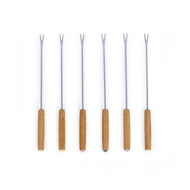 Service A Fondue Tradition - Livoo - Men426n - 2,6l - 6 Personnes - Fonte émaillée - 6 Fourchettes - Caquelon Compatible Tous Livoo - Mathon - 4