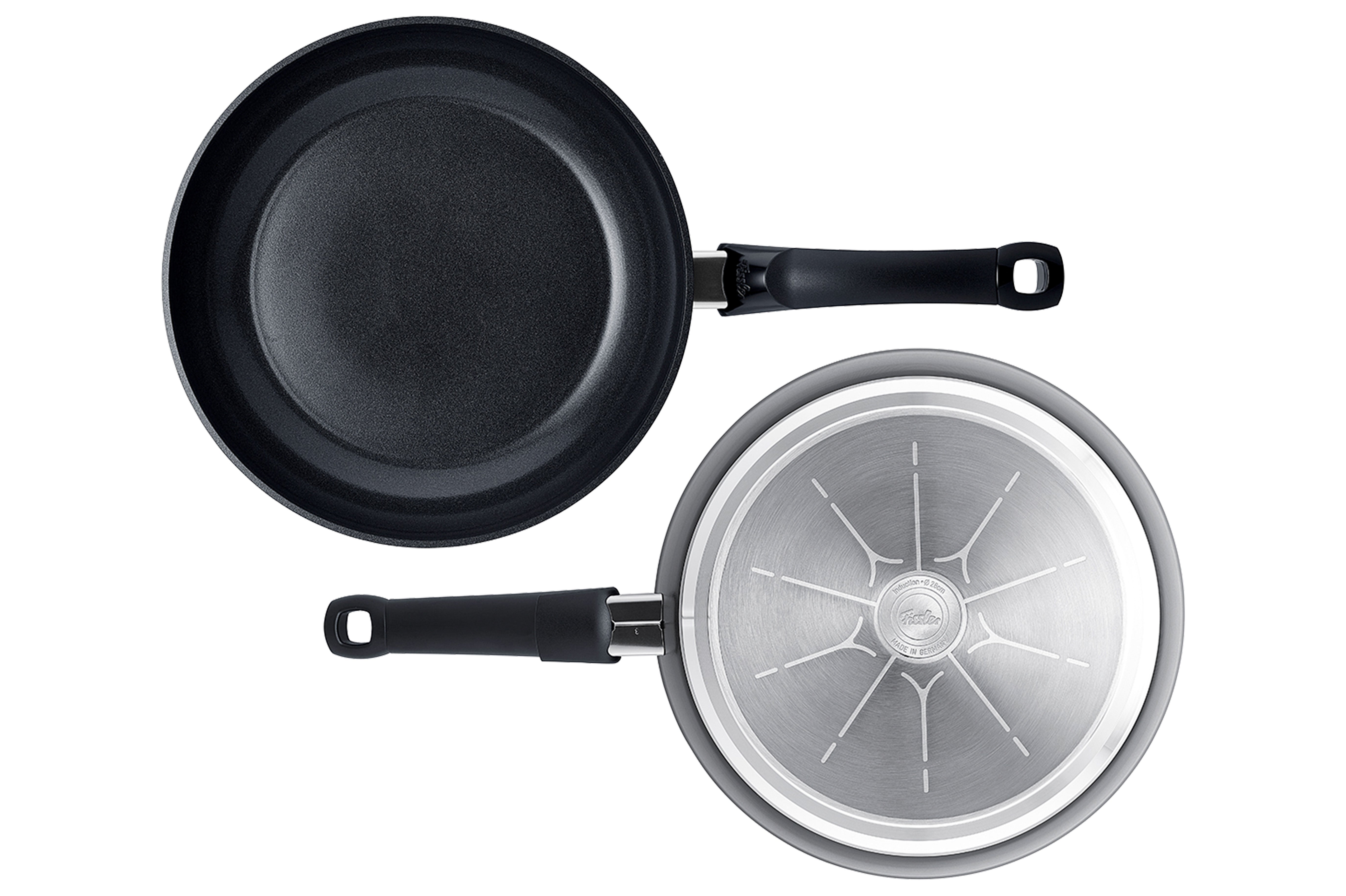 Poêle en acier inoxydale, Orbit,D28 cm-compatible induction Fissler - Mathon - 2