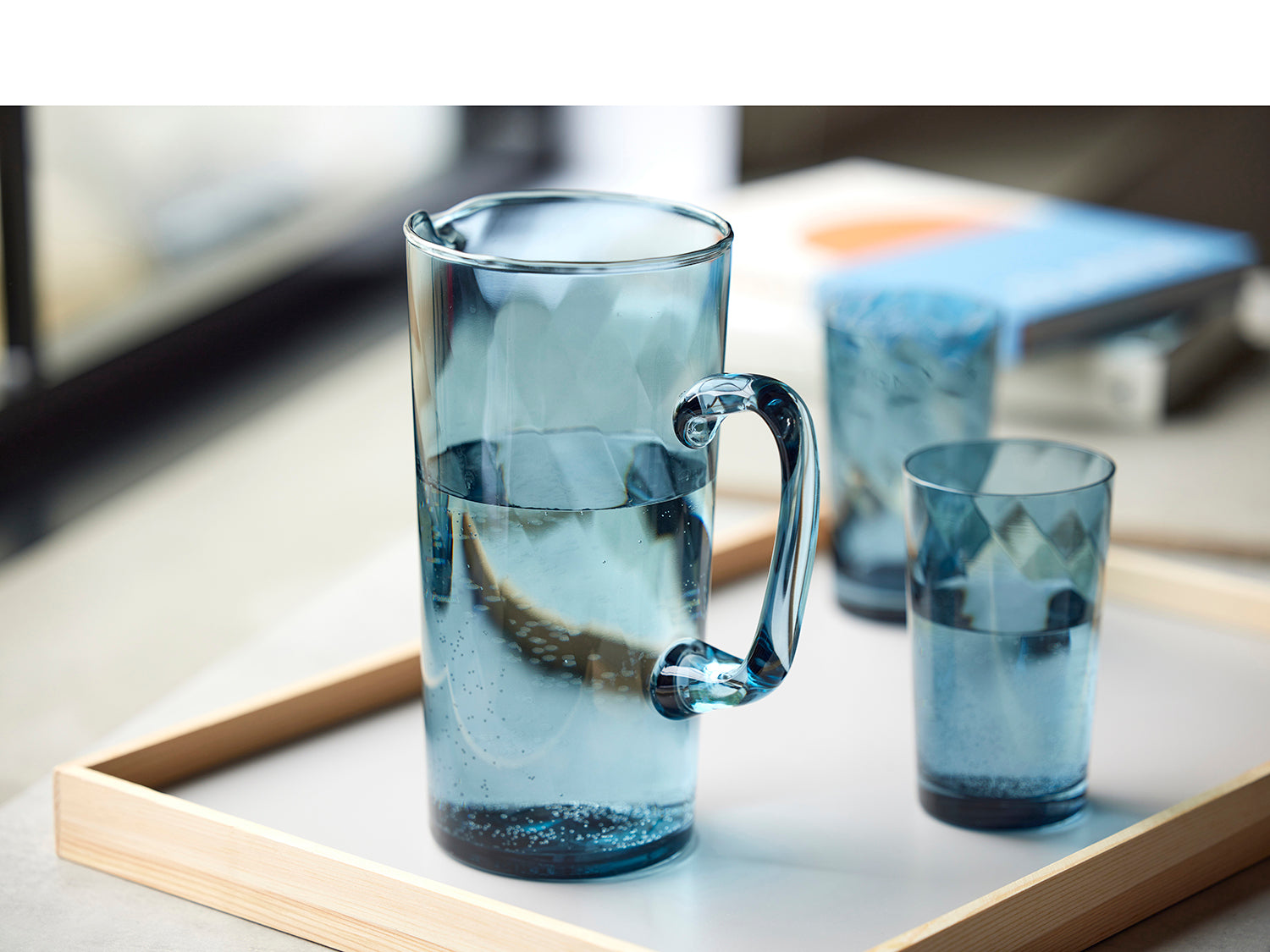 Set de 4 verres highball VIENNA Bleu Lyngby Glas - Mathon - 8