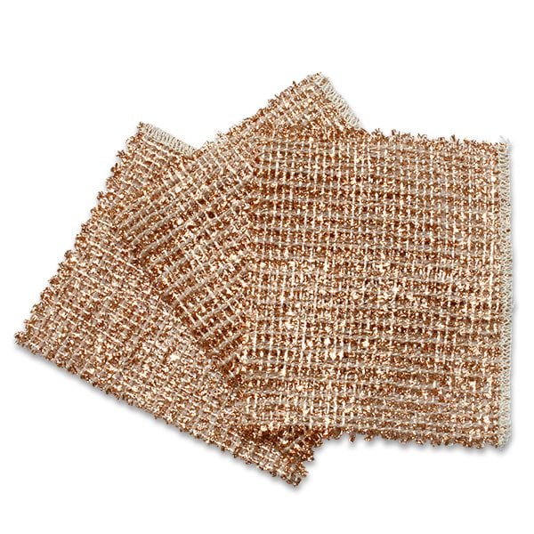 3 Lavettes éponges en cuivre Wenko by Maximex - Mathon - 2