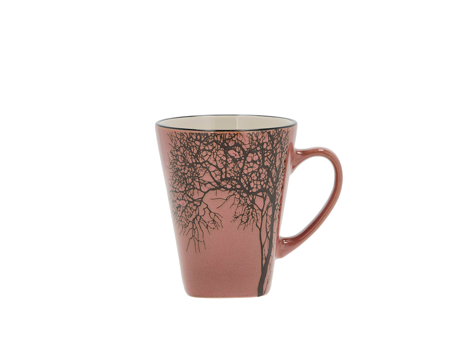 Mug HELA en grès Rose foncé Villa Collection - Mathon