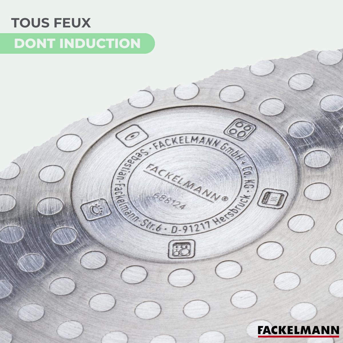 Gril 28 cm aluminium revêtement céramique antiadhésif sans PFAS  Brandao Fackelmann - Mathon - 5