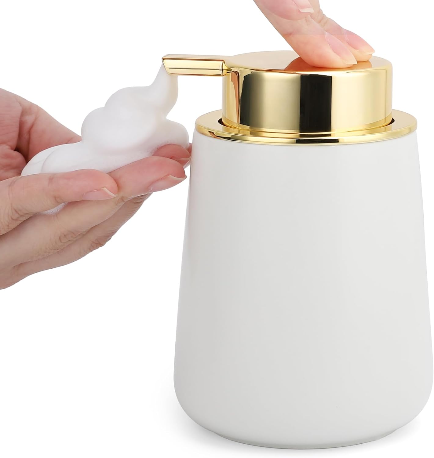 Distributeur Savon Mousse de 400ml blanc Vendos85 - Mathon