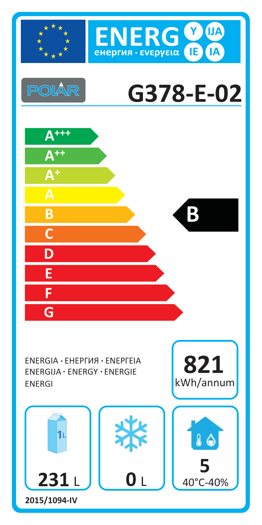 Table réfrigérée positive - Inox 3 portes 339 L - Polar - Mathon - 5