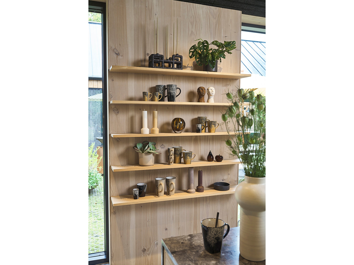 Set de 4 tassed espresso HELA en grès Noir Villa Collection - Mathon - 3