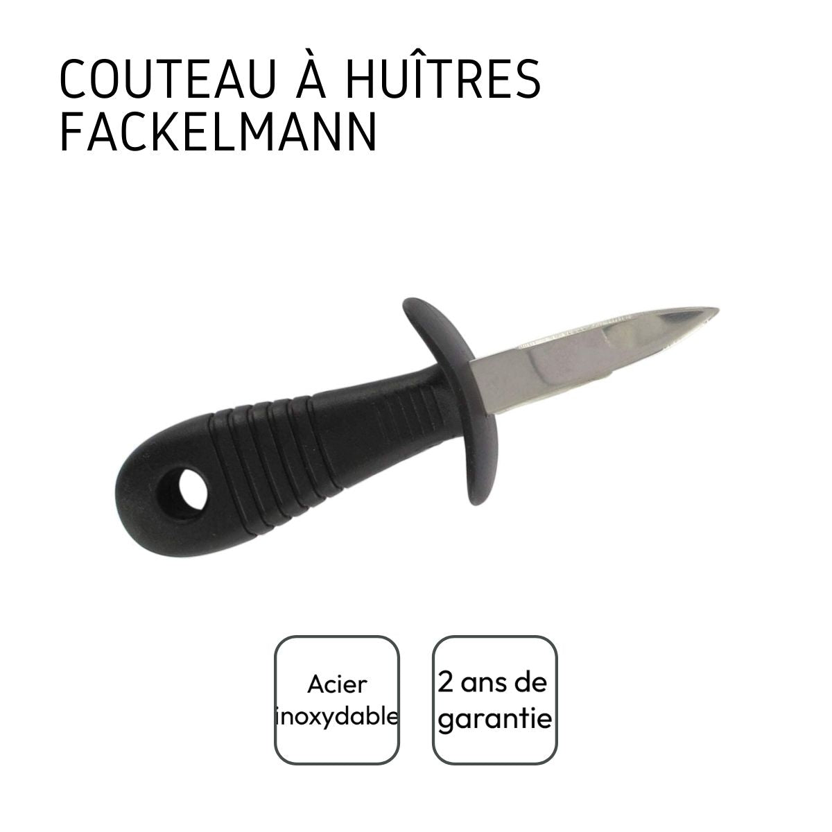 Couteau à huîtres 15,5 cm Fackelmann - Mathon - 4