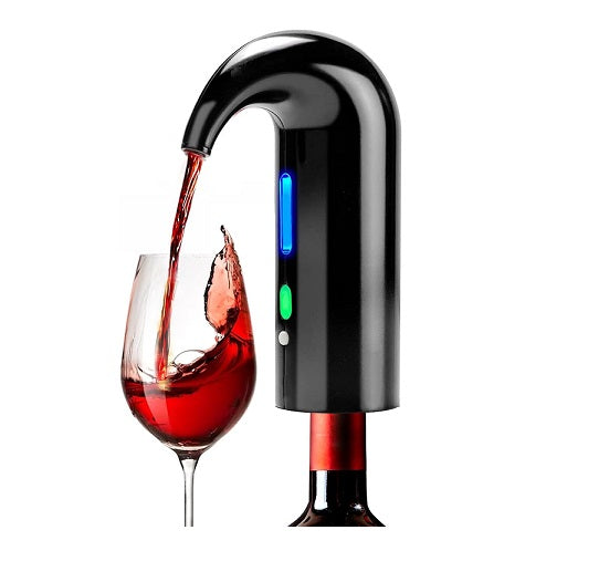 Aérateur distributeur à vin électrique noir Vendos85 - Mathon