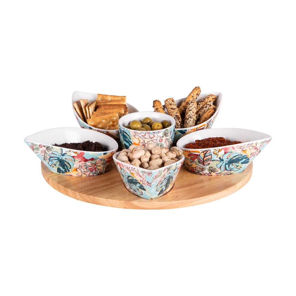 Service apéritif 6 pièces Florida Table passion - Mathon - 2