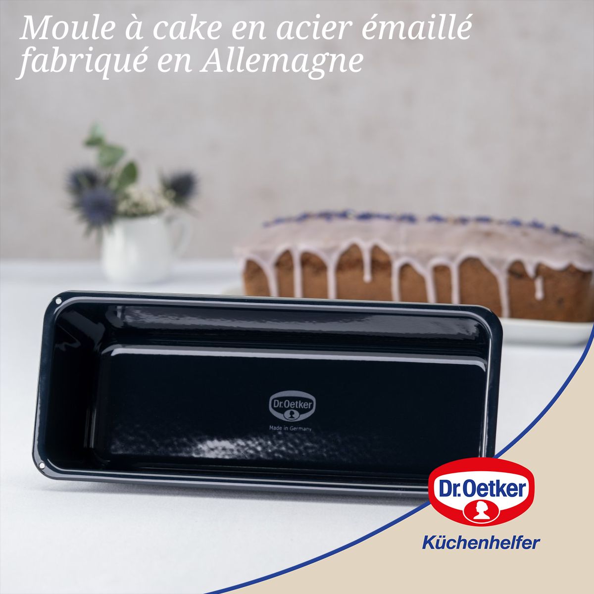Ensemble de 2 Moules à cake 30 cm Dr Oetker Back Liebe Dr. Oetker - Mathon - 2