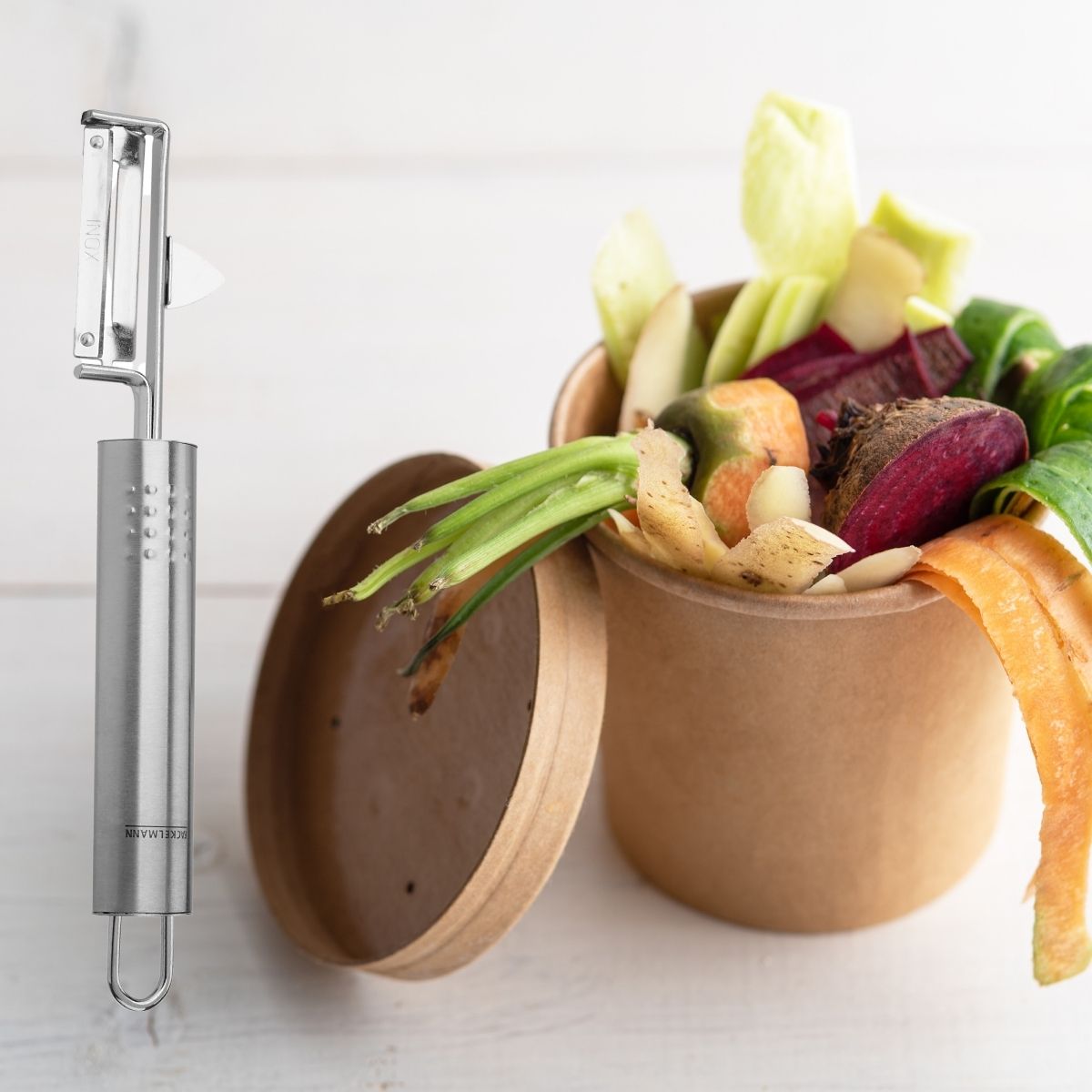 Eplucheur à légumes inox 19 cm  Ovale Fackelmann - Mathon - 2