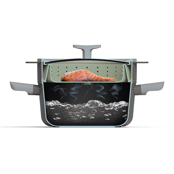 Insert cuiseur vapeur et passoire Balance 24 cm Berghoff - Mathon - 3